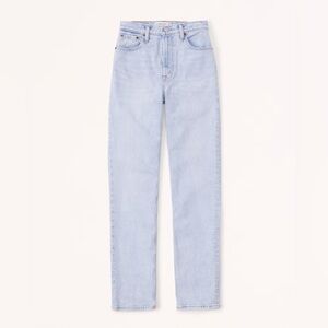 Abercrombie High Rise Straight Jeans